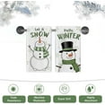 thumbnail image 6 of 2PCS Hello Winter Blue Snowman Kitchen Dish Towels Sonwy Let it Snow Snowflakes Hand Drying Baking Cooking Cloth, Christmas Funny Holiday Xmas Decor Home Decoration 18 x 26 Inch, 6 of 6