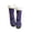 Blue, variant on Venzia Zebra Pattern Fleece Lined Warm Slipper Socks, Thick Sherpa Lined Non-slip Home Socks