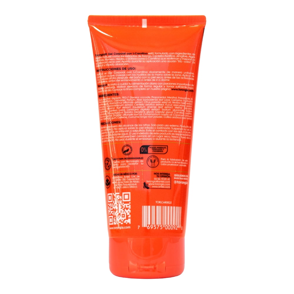 torongia gel corporal con l carnitina L-Carnitina 180 g mist