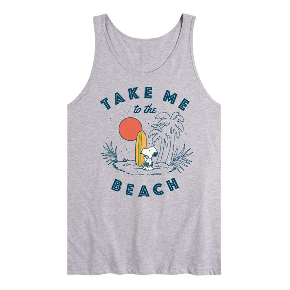 Peanuts - Take Me To The Beach - Men's Jersey Tank Top