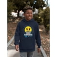 thumbnail image 2 of Sensei Emoji Dojo - Wise Master Retro Graphic Youth's Hoodie, 2 of 4