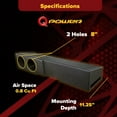 thumbnail image 5 of QPower Dual 8" Underseat Sub Box - Chevy Silverado Crew Cab, GMC Sierra Crew Cab 2007-2026, 5 of 7