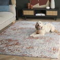 thumbnail image 3 of SAFAVIEH Scarlett Ivonette Distressed Area Rug, Light Grey/Ivory Rust, 9' x 12', 3 of 11