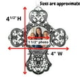 thumbnail image 4 of Mom Gift - Cross Photo Ornament - Metal Filigree and Crystals - Mother's Day Gift - Mom Remembrance Gift - Grandma Gift - Mother of the Bride Gift, 4 of 5
