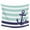 Aqua, variant on Anchor Red Tapestry for Bedroom Wall Hanging Tapestry, Modern Navy Blue White Striped Nautical Ceiling Backdrop Tapestries Poster Blanket Wall Decor for Teens Room Living Room Dorm 59" x 79"