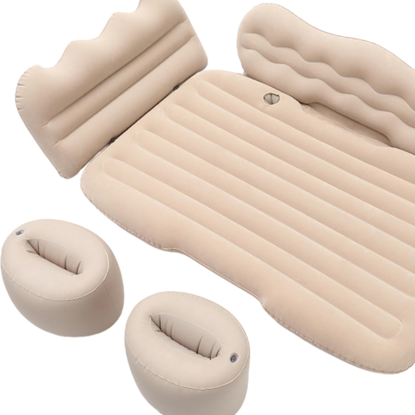 GARENDE Inflatable Car Air Mattress Camping Air Mattress Bed for MPV Automotive Beige