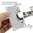 thumbnail image 3 of Furniture Hinge Repair Plate for Kitchen Cabinets Stainless Steel Cupboard Drawer Window Door Hinges Repair Kit Fittings, 3 of 4