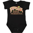 thumbnail image 3 of Inktastic Nevertheless, She Persisted Boys or Girls Baby Bodysuit, 3 of 5
