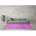 thumbnail image 3 of Ahgly Company Indoor Round Abstract Purple Modern Area Rugs, 8' Round, 3 of 4