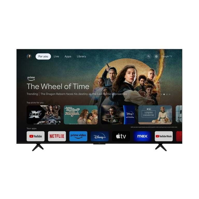 TCL 85” Class S5 (85S551G) 4K UHD HDR LED Smart TV with Google TV