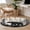 Beige, variant on Brown Bear Round Area Rug 3 FT,Small Kitchen Bathroom Mats,Retro Forest Nature Tree Silhouette Mountain Washable Indoor Outdoor Throw Runner Carpet Non-Shedding Doormat for Table Shower Sofa Entryway