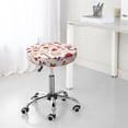 thumbnail image 7 of Gukieu Gingerbread Holiday Sweets Print Round Chair Cover, Dust-proof and Non-slip Bar Chair Protective Cover, Suitable for Bars, Restaurants, Offices-14 inch, 7 of 7