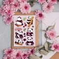 thumbnail image 6 of 1sheet Cute Panda Silicone Clear Stamps Panda Stamp for DIY Scrapbooking oto Album Decorative Cards Making Stamps for Holiday Card Making Album Crafts 1sheet, 6 of 9