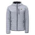 thumbnail image 2 of Men's-Cutter & Buck  Gray Purdue Boilermakers Rainier Eco PrimaLoft Hooded Full-Zip Jacket, 2 of 3