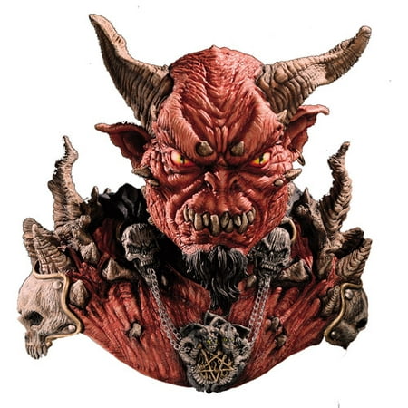 Halloween Adult El Diablo Mask And Shoulders