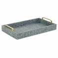 thumbnail image 1 of HomeRoots 401791 Lin Bleu Clair & Plateau en Bois, 1 of 1