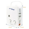thumbnail image 3 of Flame King Portable Propane Tankless Water Heater 1.32 GPM & 34K BTU for Outdoor Showers, 5l, 3 of 13