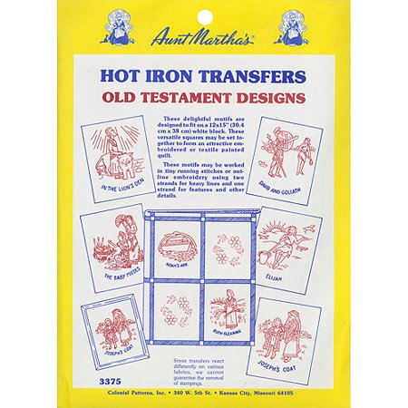 Aunt Martha's Transfer Pattern