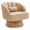 Velvet | Khaki, variant on Swivel Accent Chair, Teddy Bear Plush Comfy Barrel Chair with 360-Degree Swivel, Modern Upholstered Armchair Reading Chair for Living Room Bedroom Nursery