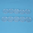thumbnail image 3 of 30 Pzs Caja de Monedas de Plastico Transparente Redonda Pequena 33mm, 3 of 9