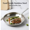 thumbnail image 2 of Koch Systeme CS 8+10 Inch Frying Pans with Non-toxic Stainless Steel for Professional Cooking, 2 of 6