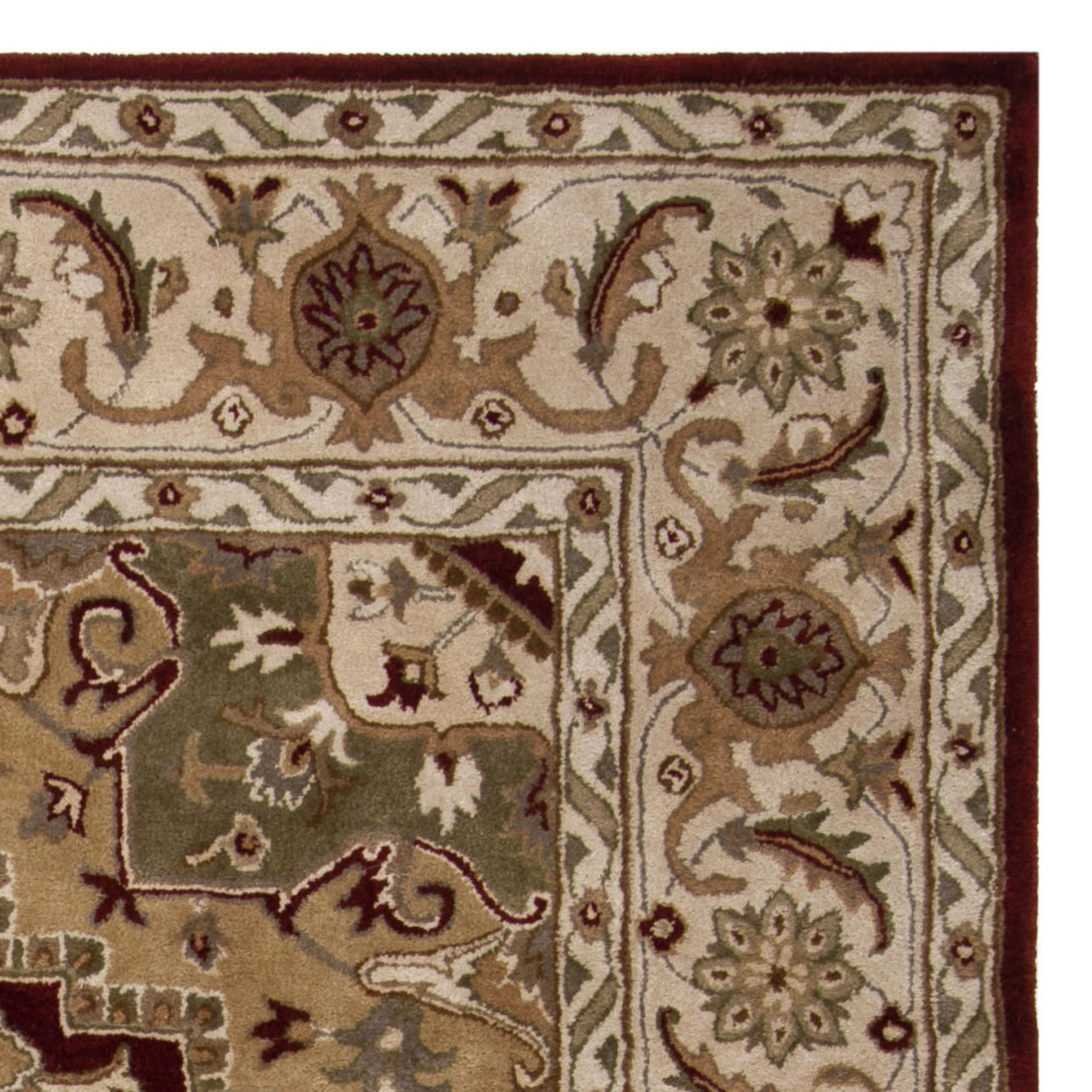 SAFAVIEH Royalty Corine Floral Bordered Area Rug, Red/Beige, 8' x 10'
