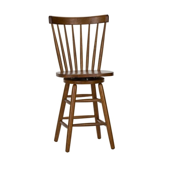 Creations Multi 24 Inch Swivel Counter Chair - Tobacco
