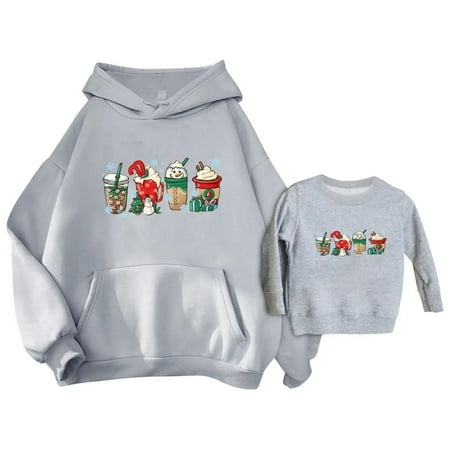 

LINMOUA Chirlden Christmas Family Pajamas Matching Sleepwear Tops Blouse Pants Set