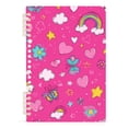thumbnail image 2 of Haosy Cloud Star Flower Rainbow Butterfly Notebooks 2 Pcs 1-subject Journal 60 Sheets A5 College Ruled Paper Detachable Ring 8.3"x5.7", 2 of 8
