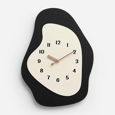 Solid Wood Double-sided Clock for Home Use, Stylish and Simple Clock Wall Hanging, Suitable for Living Rooms, Study Rooms, Bedrooms