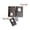 E, variant on SDJMa Luminous Halloween Mini Positive Ghost Figurine, Glow in Dark Miniature Ghost Resin Statue with Positive Box for Halloween Basket Stuffer Home Office Table Decor, 1.1x0.9 inch, 1 Pc