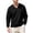 Black, variant on Sweatshirts for Men 2026 Fall Winter Long Sleeve Plain V Neck Jacquard Knitted Sweatshirt Mens Pullover Top