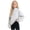 z0812zem-q01-White, variant on Mock Sweatshirts Mock Neck Sweatshirt for Girls Oversized Turtleneck Sweater Long Sleeve Cute Fleece Pullover Tops Kids Trendy Hoodies Clothes