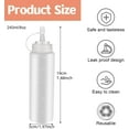 thumbnail image 5 of Squeeze Bottle, Condiment Squeeze Bottles, Plastic Ketchup Squeeze Squirt Bottle for Sauce, BBQ, Dressing, Paint, Workshop, Pancake Art Dispenser,3 pack, 12 oz/360ml, 5 of 8