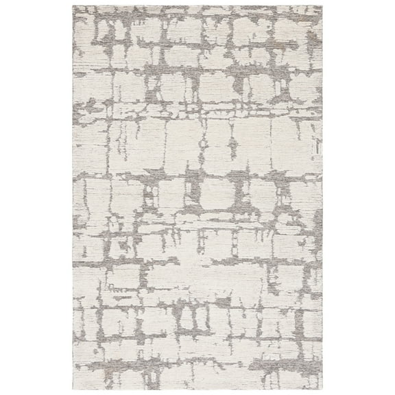SAFAVIEH Martha Stewart MSR4533F Light Grey / Ivory Rug