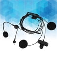 thumbnail image 1 of Motorcycle Helmet  Headset,  Talkie Headset 150cm Line Length Enhance Sound 2 Speakers  for  IC-F3 for IC-F4, 1 of 8