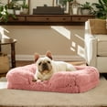 thumbnail image 5 of PayUSD Warming Fluffy Orthopedic Dog Beds for Large Dogs,Dog Bed with Plush Thick Egg Foam Support and Non-Slip Bottom, Large Waterproof and Machine Washable Pet Bed Cover, 5 of 8