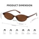 thumbnail image 5 of Gafas de sol FEISEDY retro ovaladas con diseño ojo de gato para mujer B0257, 5 of 6