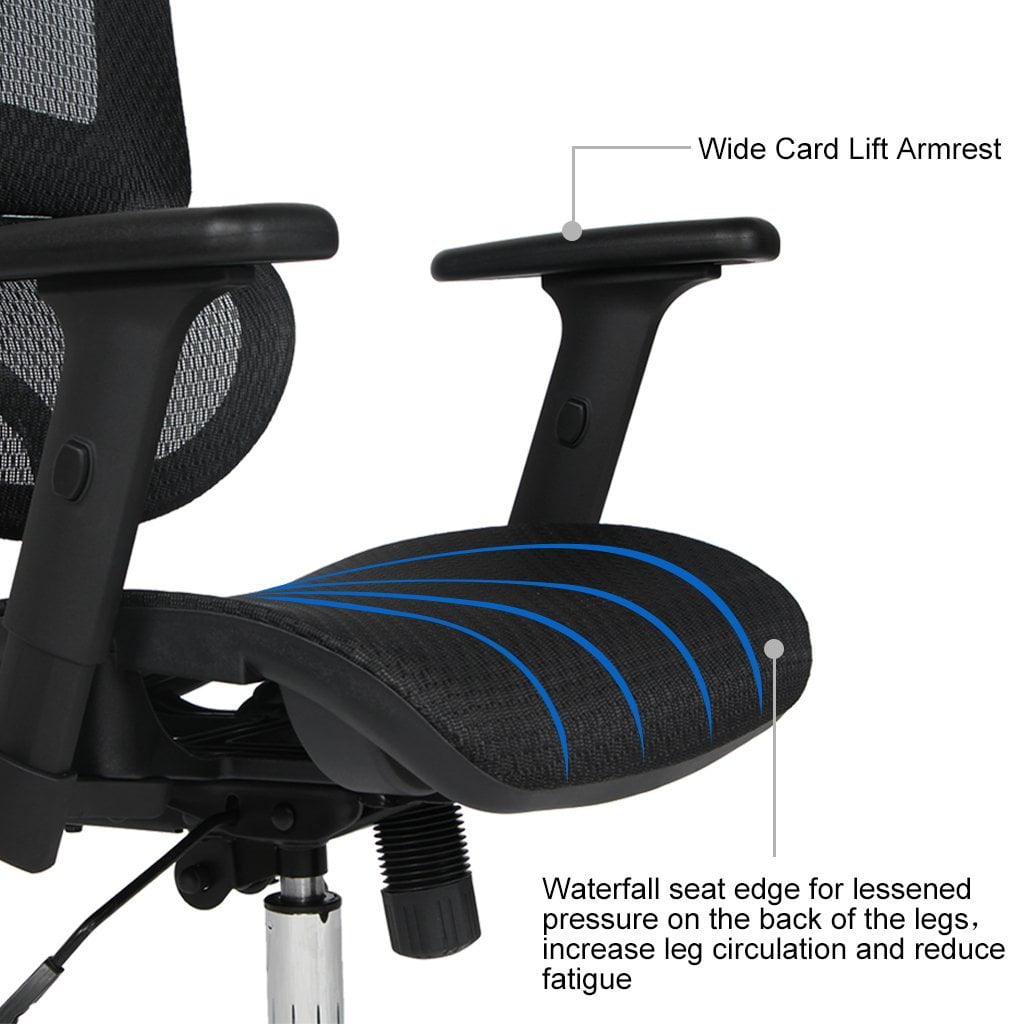 Viva Office High Back Mesh Executive Chair With Adjule Headrest Viva Office High Back Mesh Executive Chair With Adjule Headrest And Armrest Com