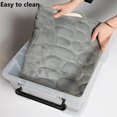 thumbnail image 4 of Cobblestone Embossed Bathroom Bath Mat Coral Fleece Non-slip Carpet In Bathtub Floor Rug Shower Room Doormat Memory Foam Pad Bathroom Rug, 4 of 4