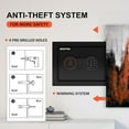 thumbnail image 3 of Bostra Fireproof Safe Box with Sensor Light & Fireproof Bag, Money Safe Box with Digital Keypad,Security Safe Box for Home, 0.5 Cubic Safe with Keys & Pass Code for Cash Jewelry Documents, 3 of 6