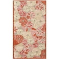 thumbnail image 5 of SAFAVIEH Martha Stewart Poppy Field Floral Area Rug, Cayenne Red, 5' x 8', 5 of 6
