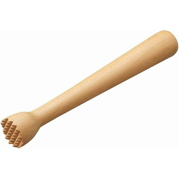 Wooden Muddler for Cocktails 10 Inch, Home and Bar Muddler for Mojitos, Fruit Drinks, Sturdy Wood, Professional Bar Tool