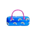 thumbnail image 2 of Wonder Nation Girls Rainbow Sunglasses with Case, Blue, 2 of 5