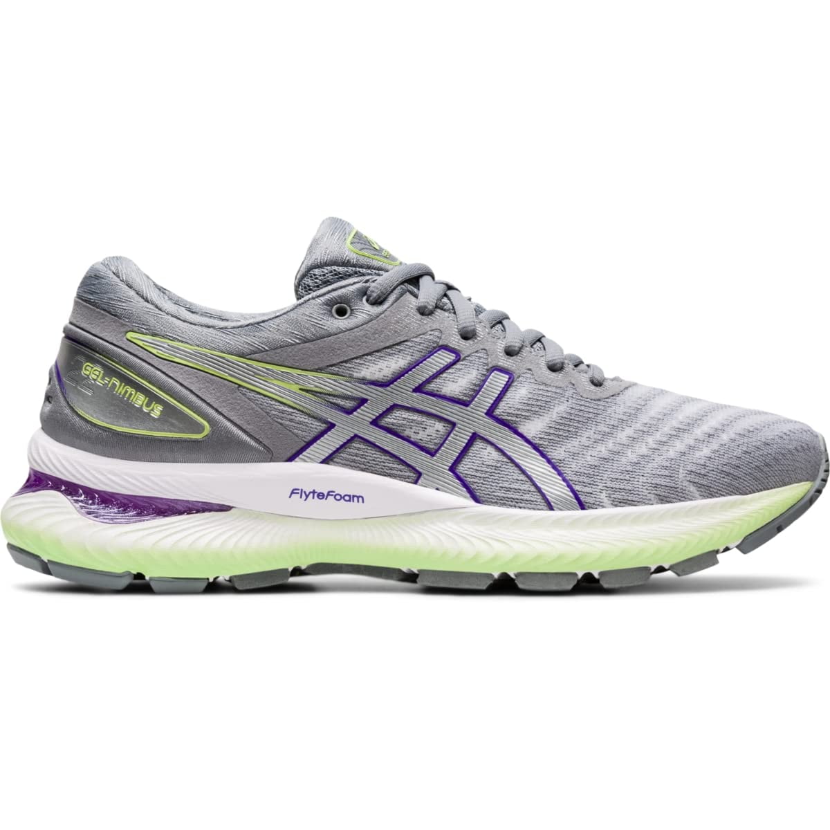 Asics Women s GEL NIMBUS 22 White Pure Silver