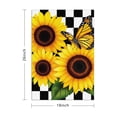 thumbnail image 3 of 4 Pcs Funny Kitchen Towels,Sunflowers with Butterfly on Checkered Microfiber Dish Towels,Kitchen Tea Towels,Kitchen Towel Set (18" X 26"), 3 of 3