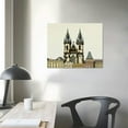 thumbnail image 3 of GOSMITH Minimalist Poster Famous Architecture Art Prague's Old Town Buildings Wall Painting for Living Room Canvas Wall Art Prints for Wall Decor Room Decor Bedroom Decor Gifts Posters, 3 of 4
