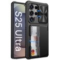 thumbnail image 1 of Funda Vihibii para Samsung Galaxy S25 Ultra con tarjetero, color negro, 1 of 7