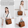 thumbnail image 6 of Orange and Brown Of Leopard Print Womens Lunch Box for Work,Insulated Large Lunch Bag for Tween and Teen,Loncheras Para Mujer,Leakproof Adult Lunch Bag for Work,Beach,Travel,Picnic,Camping, 6 of 7