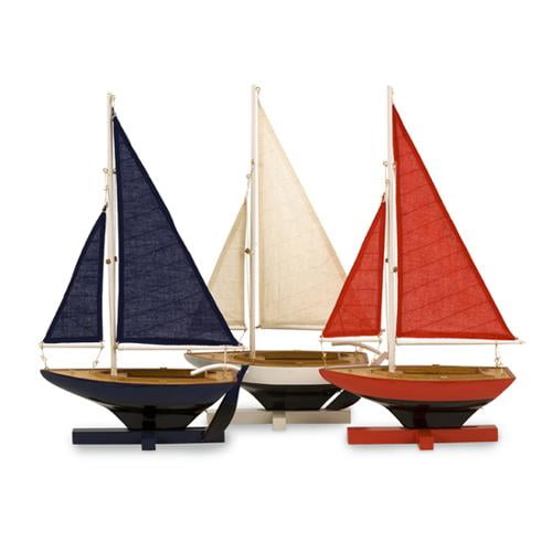 decorative wooden sailboats for sale
